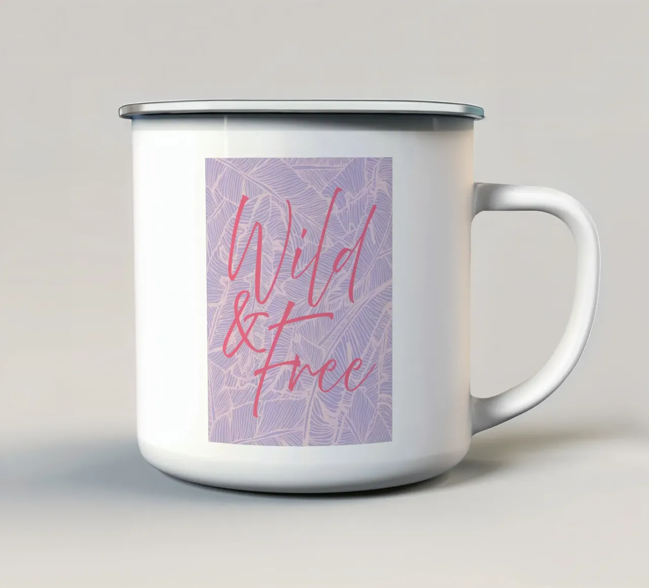 Wild & Free Pastel Version tazza in smalto da designdn