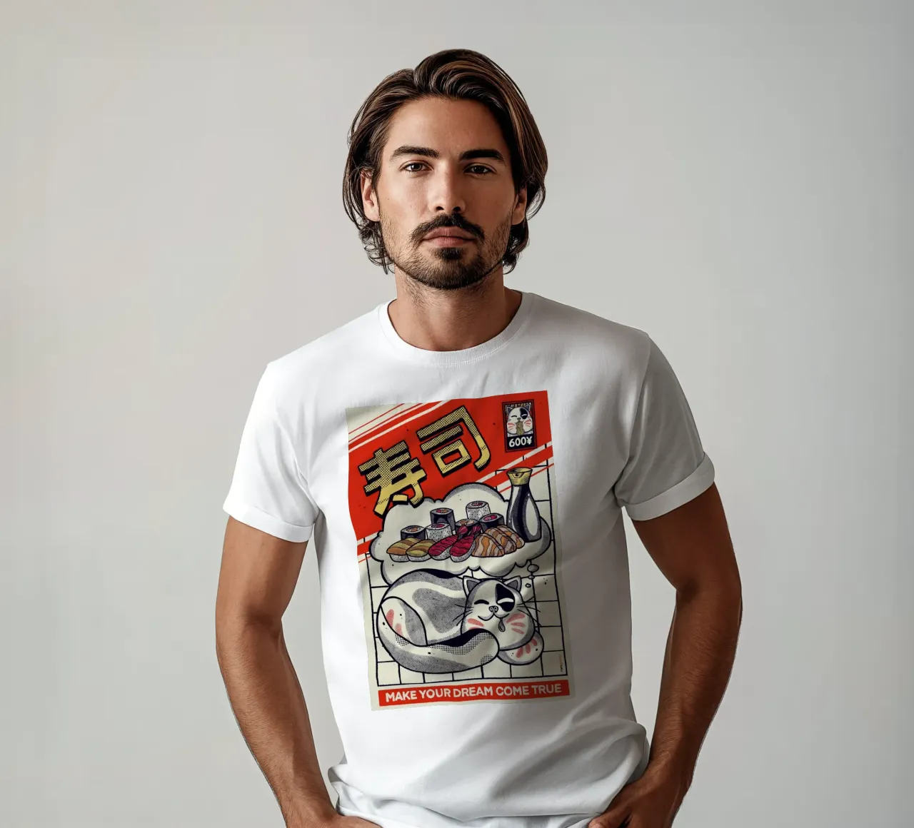 Dreaming About Sushi t-shirt da Rafa Gomes