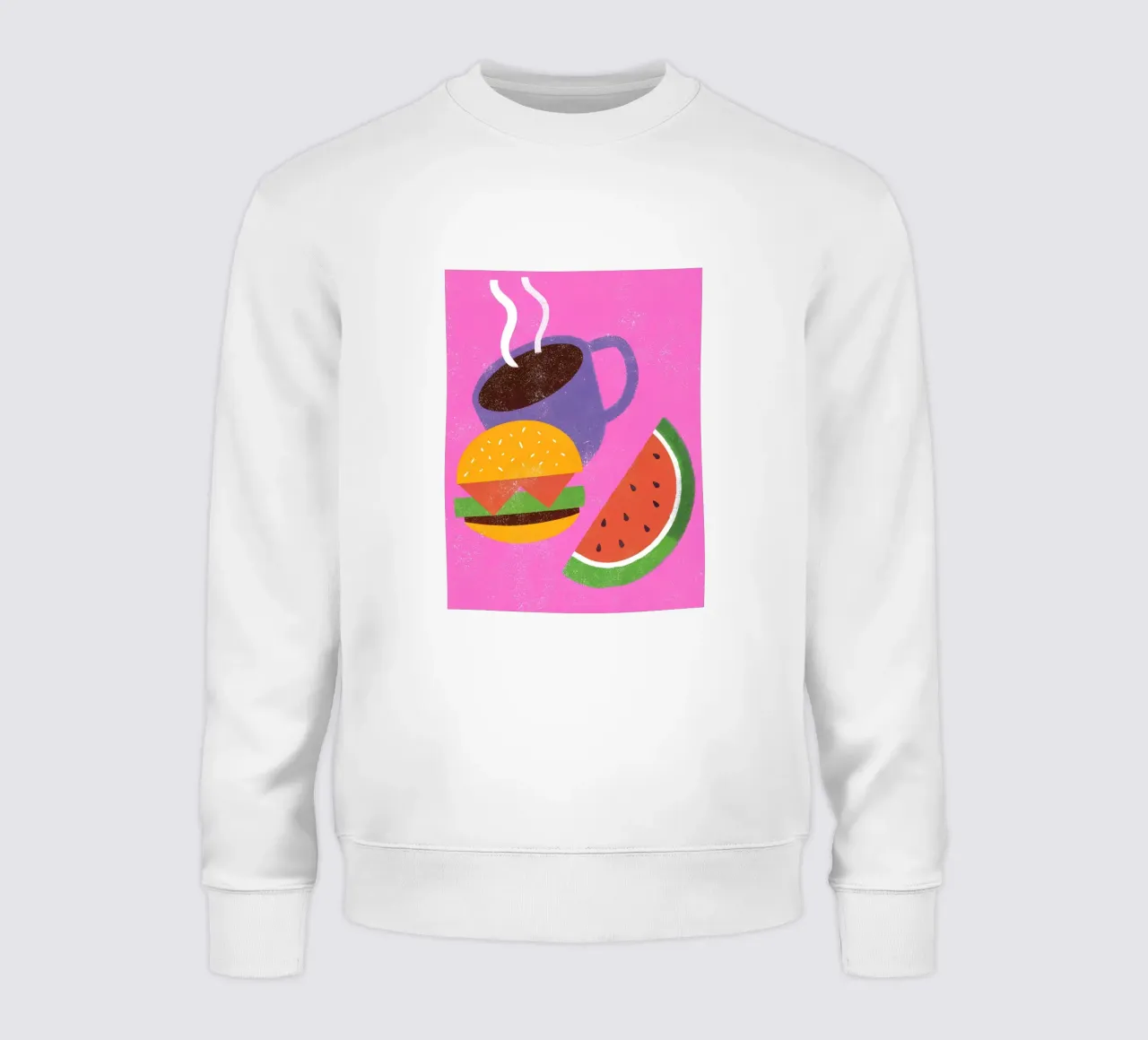 Frutta e caffè Retro Pop felpa da THE LATEST SHOP