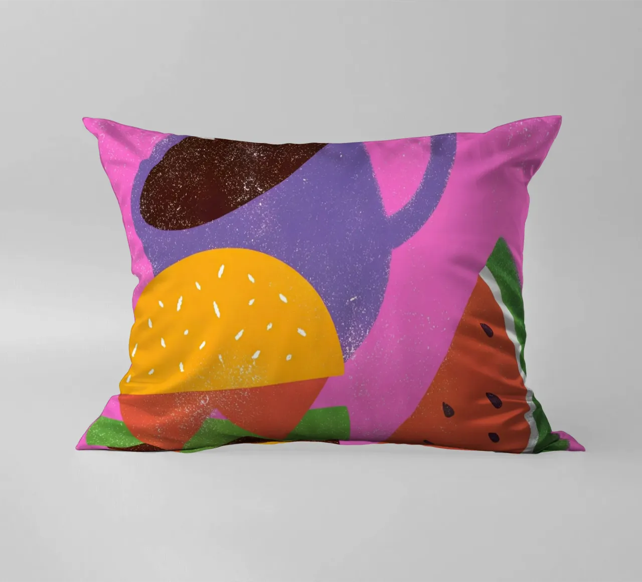 Frutta e caffè Retro Pop cuscino da THE LATEST SHOP
