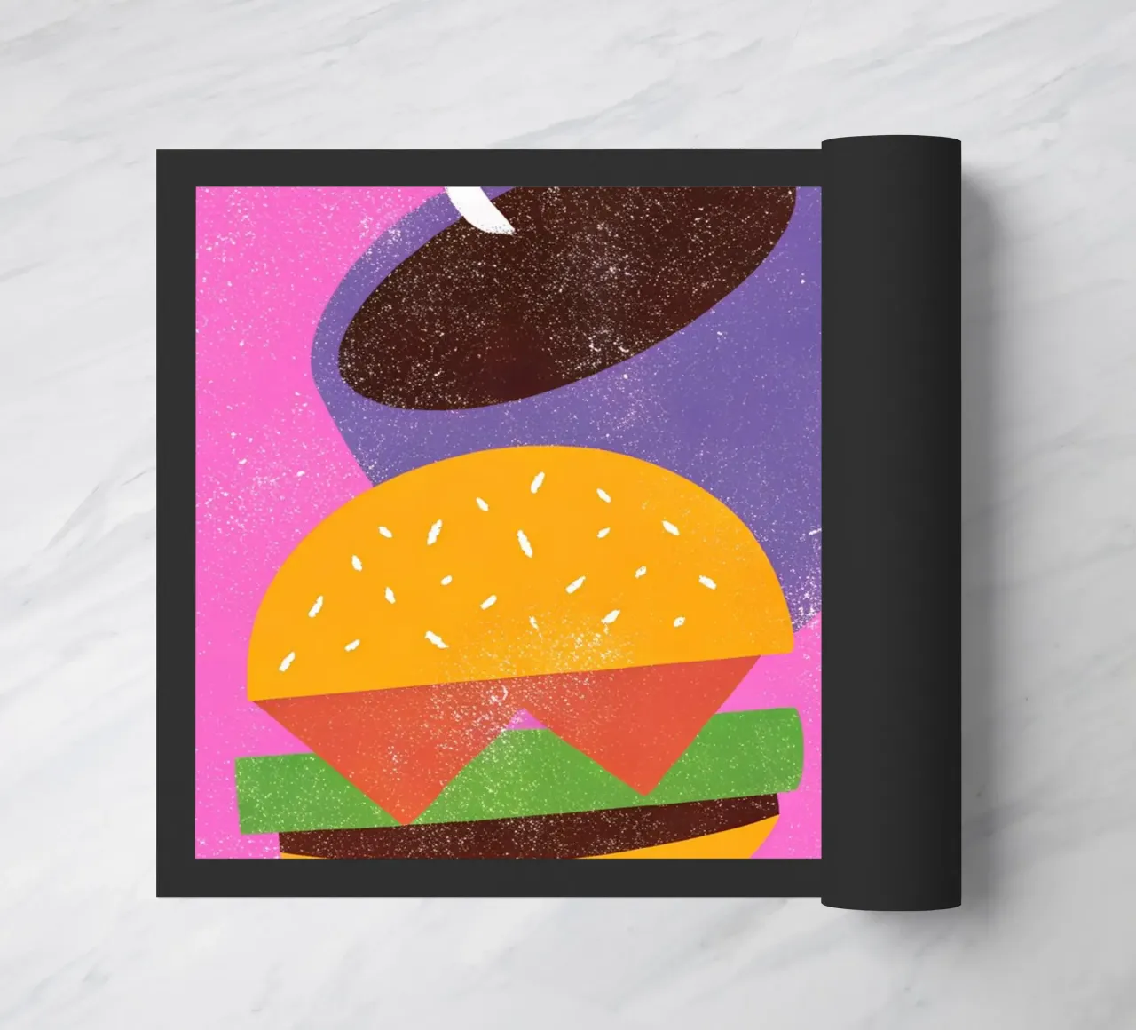 Frutta e caffè Retro Pop zerbino da THE LATEST SHOP