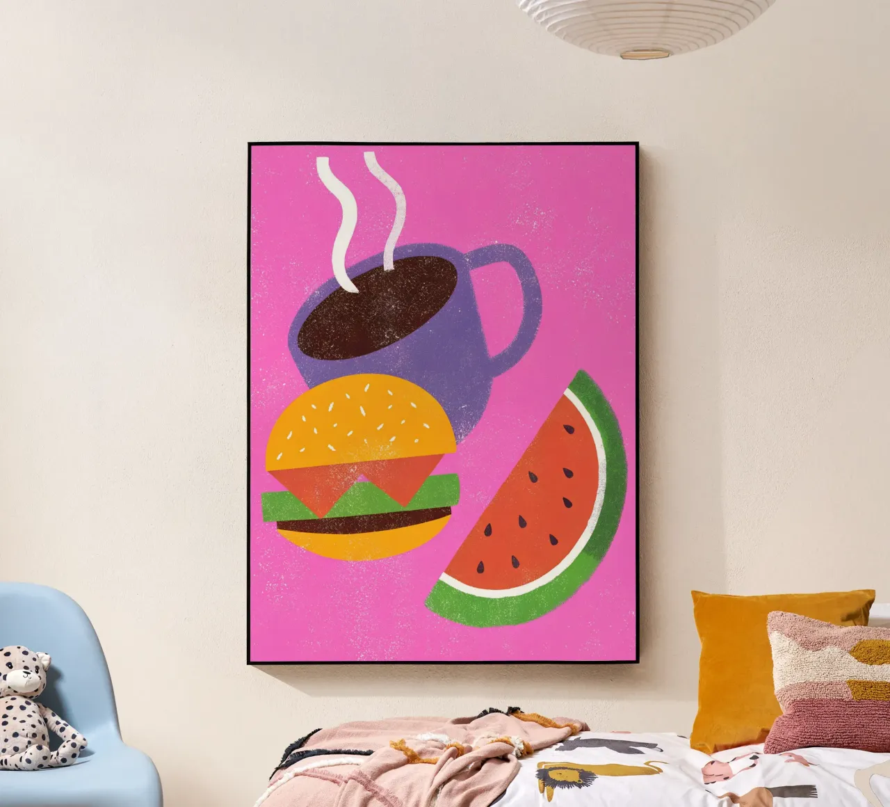 Frutta e caffè Retro Pop plexiglass da THE LATEST SHOP