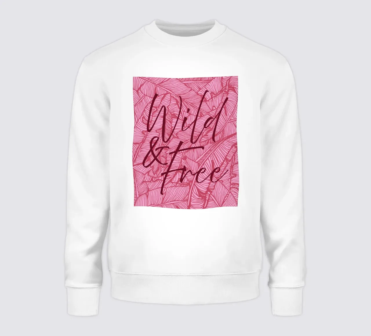 Wild & Free Pinky Version felpa da designdn