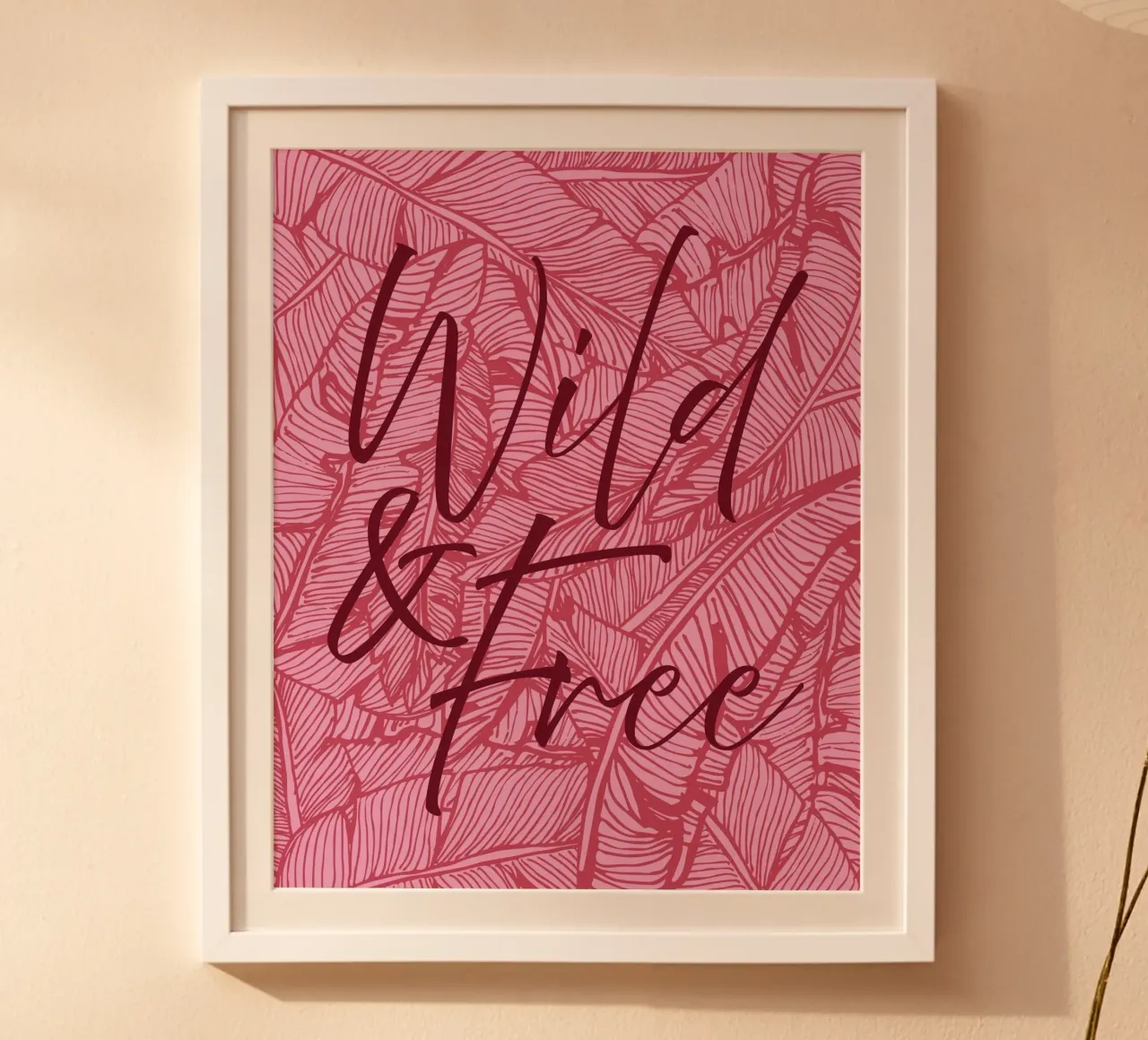 Wild & Free Pinky Version carta hahnemühle da designdn