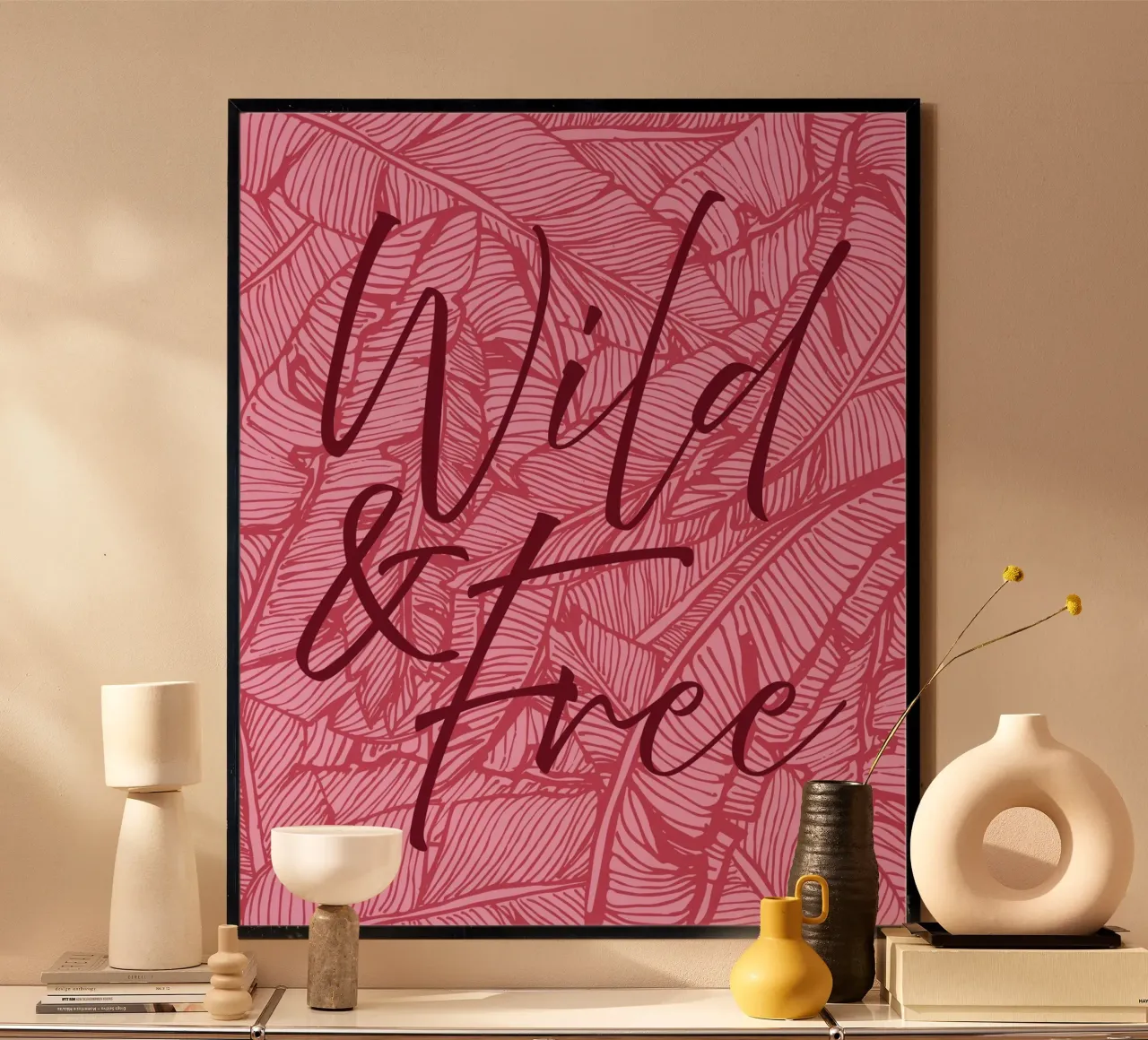 Wild & Free Pinky Version carta hahnemühle da designdn