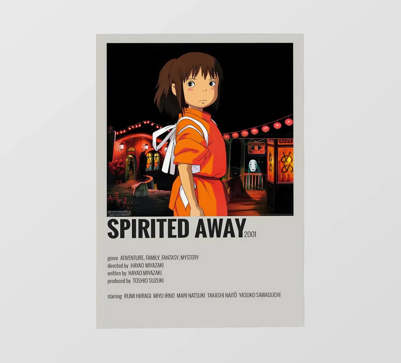 SPIRITED AWAY 2001 backlit film by Totoya