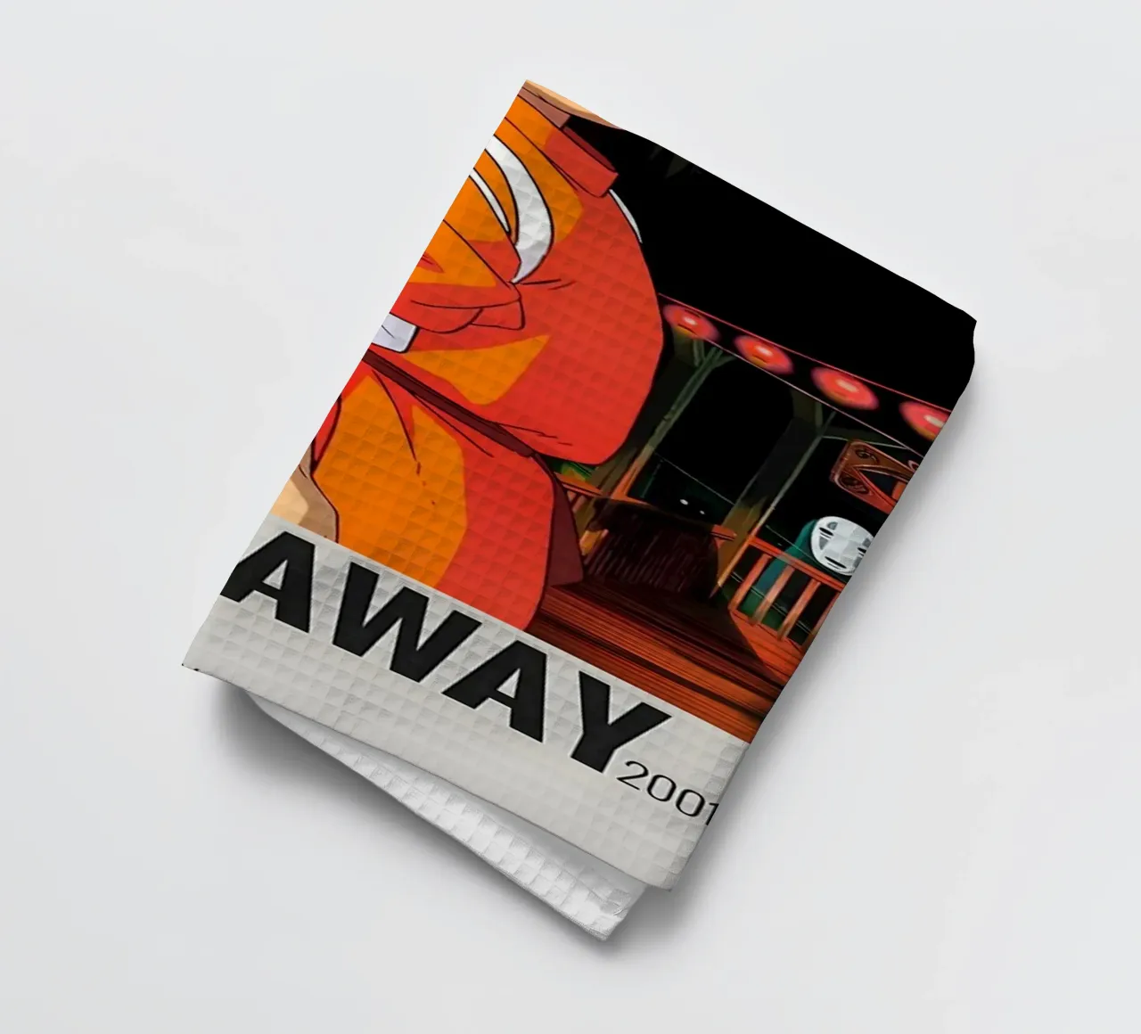 SPIRITED AWAY 2001 tea towel by Totoya
