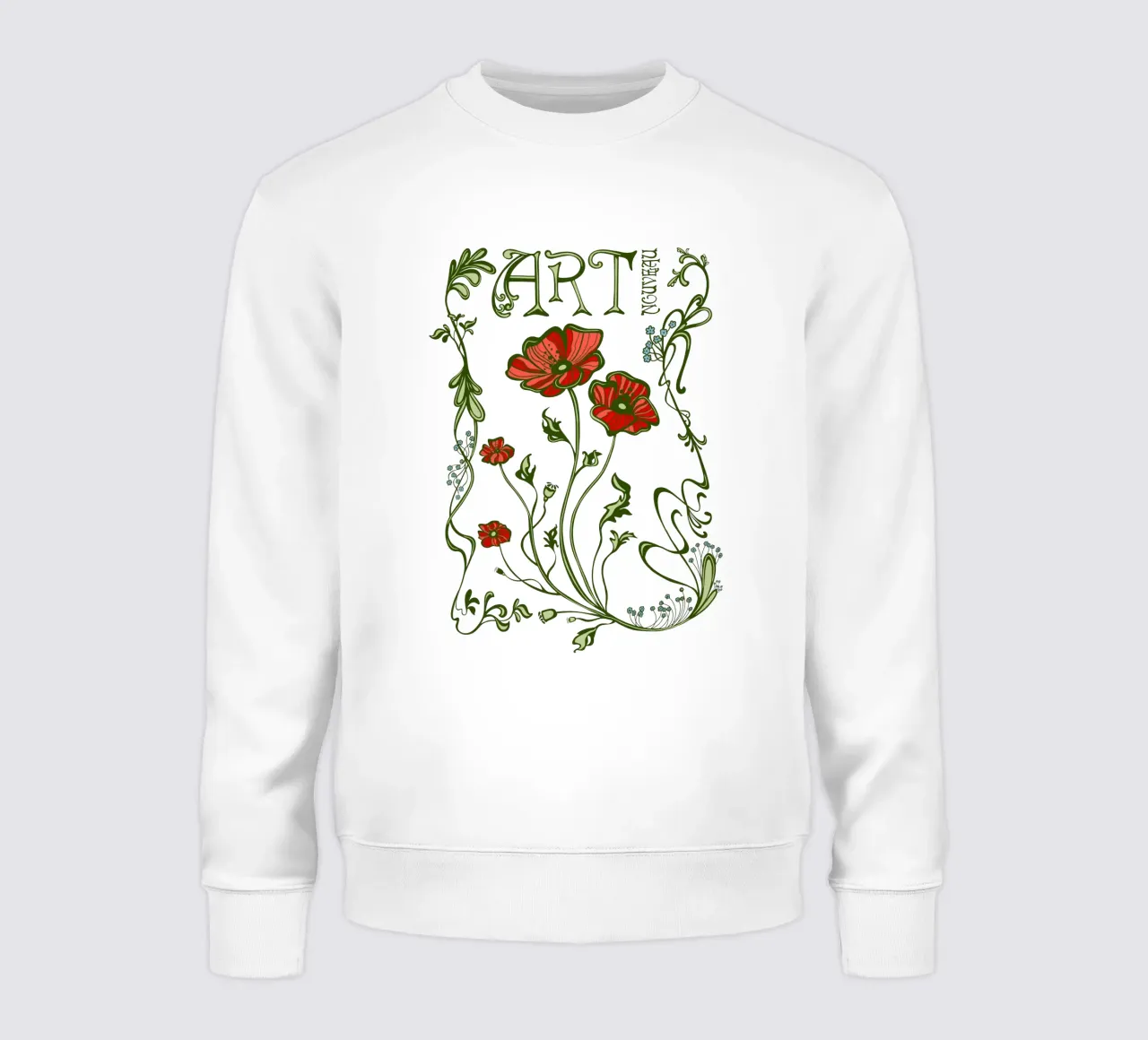 Art Nouveau Jugendstil felpa da DYDesign