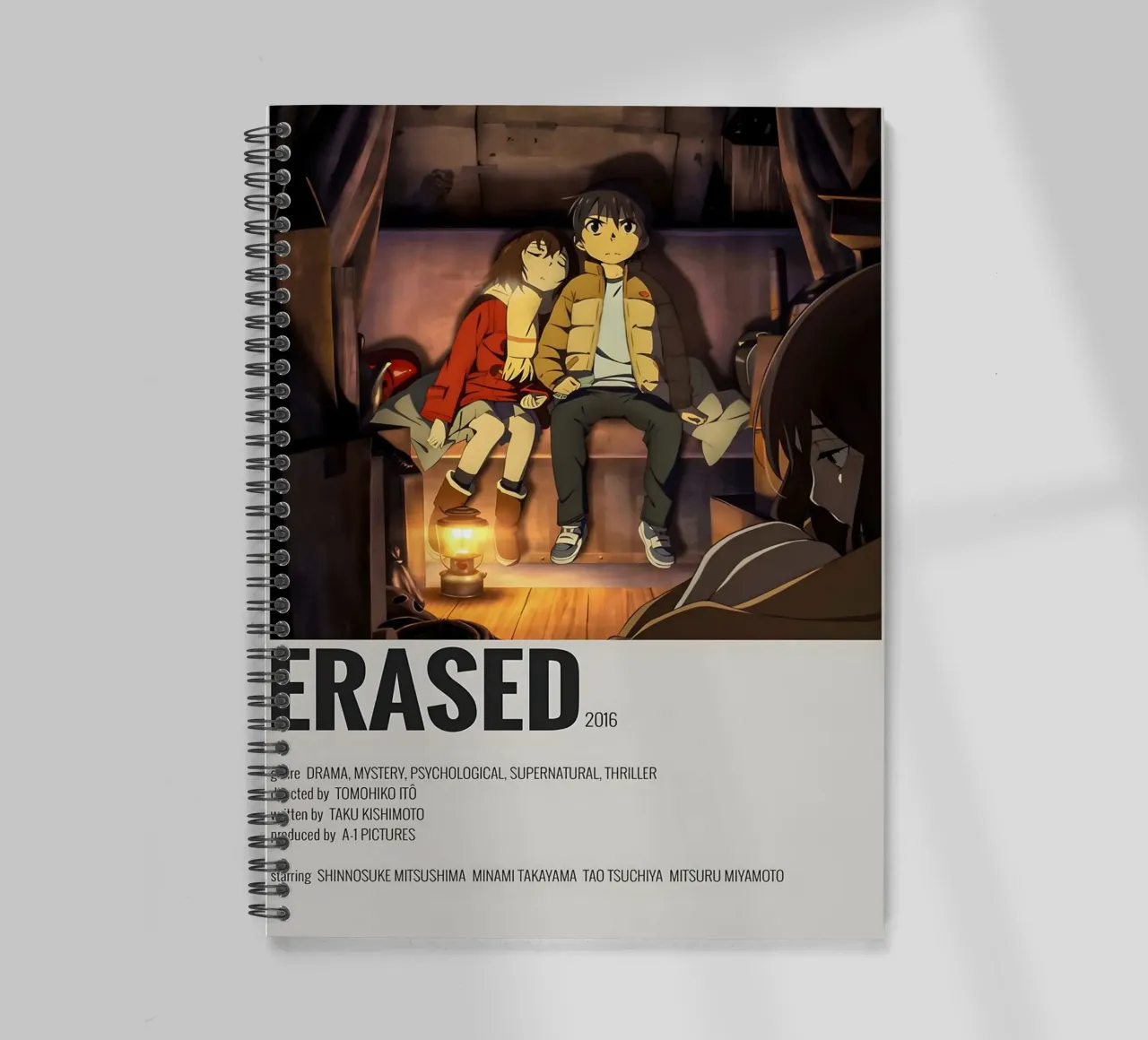 ERASED 2016 spiral notebook by Totoya