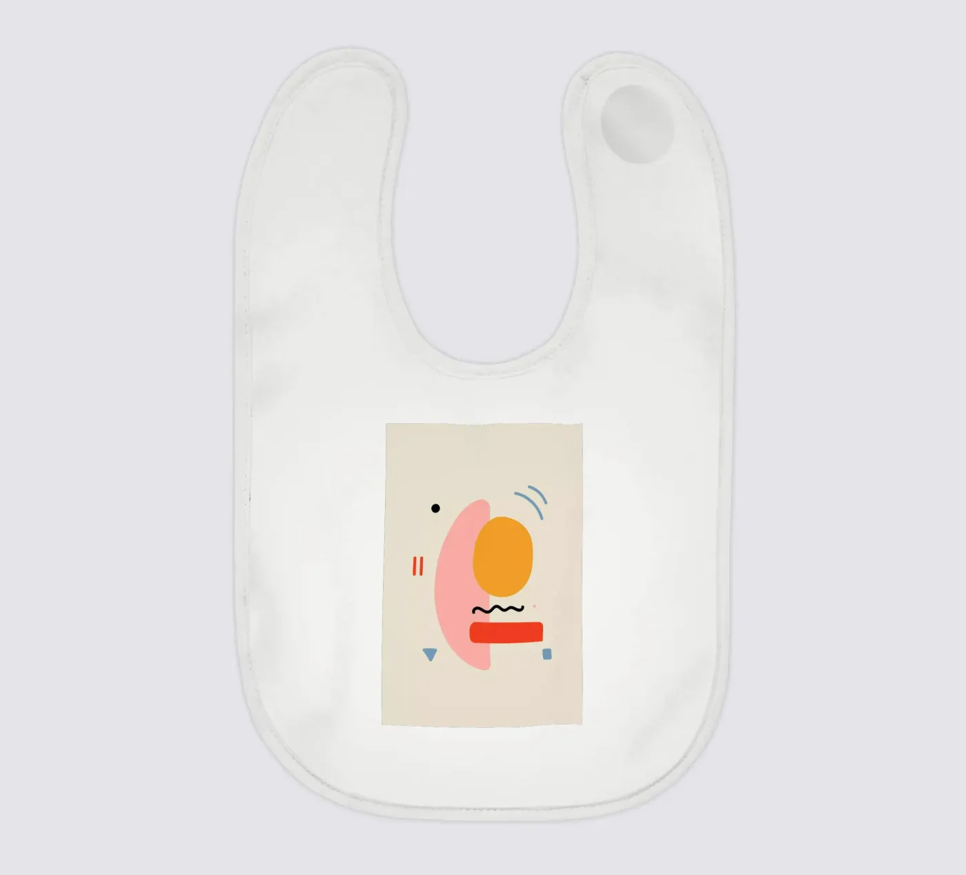 Surprised baby bib by Pure
