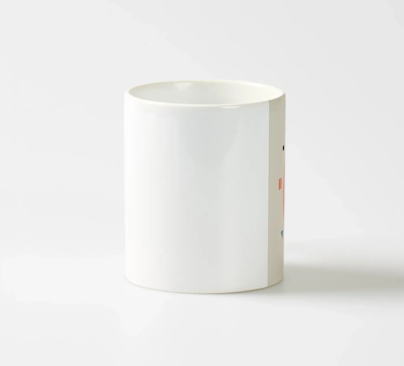Surprised ceramic mug by Pure