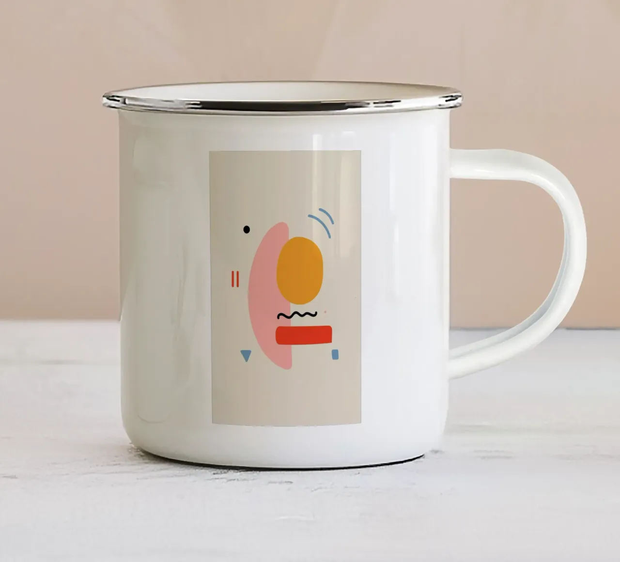 Surprised tazza in smalto da Pure