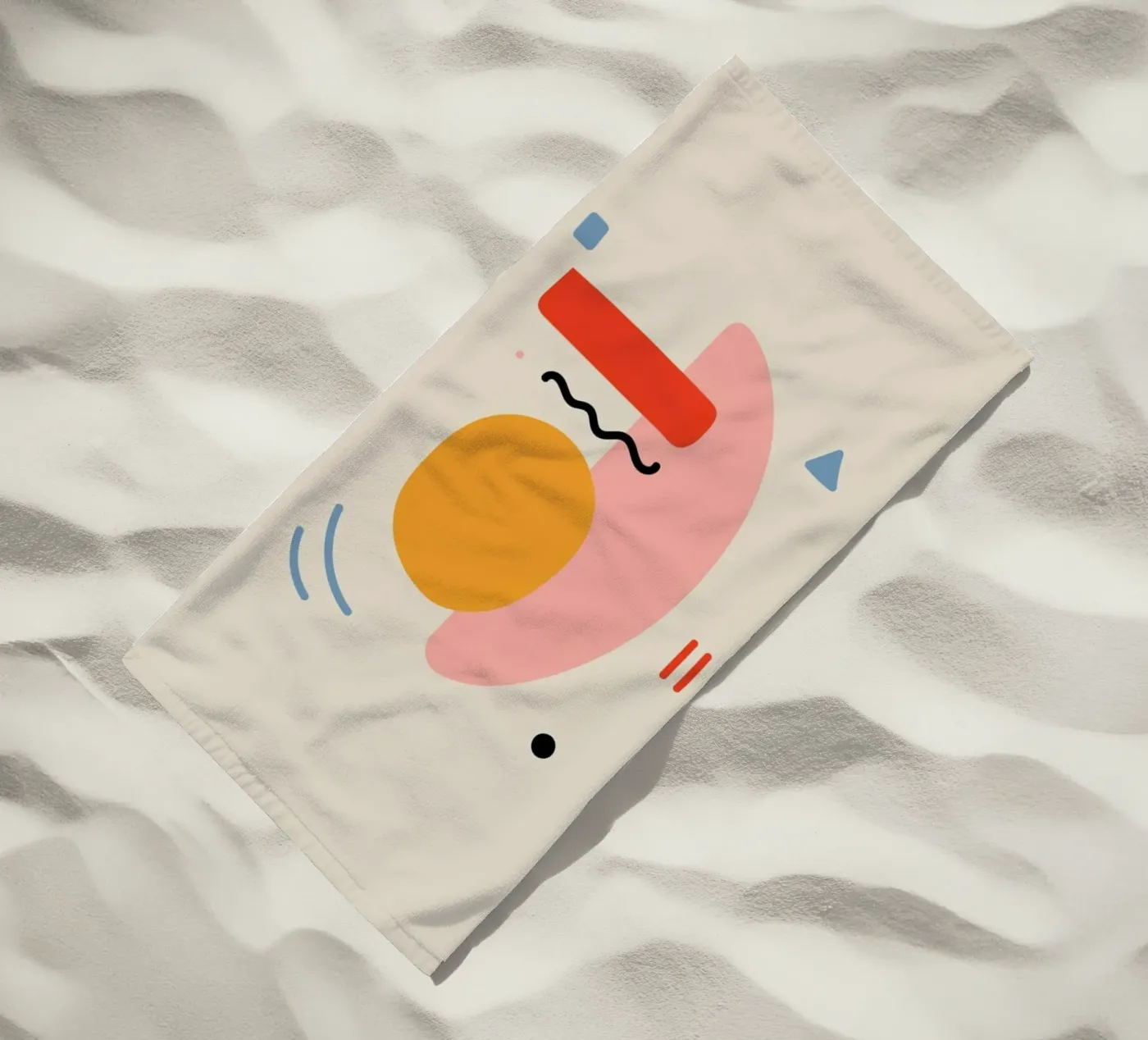 Surprised beach towel by Pure