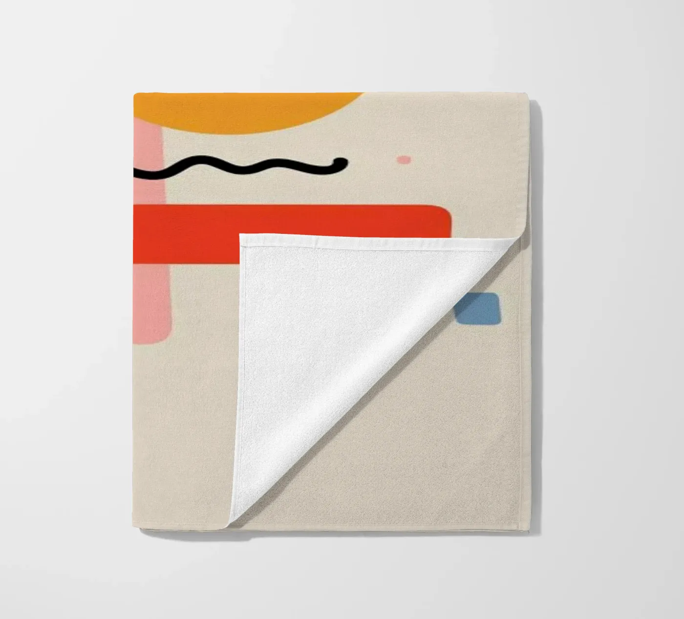 Surprised beach towel by Pure
