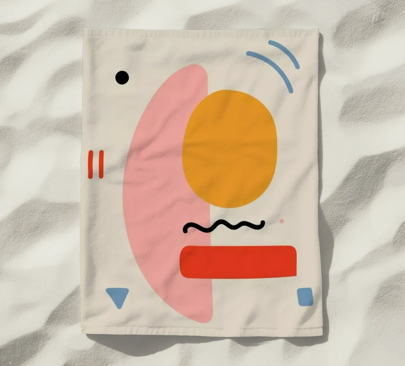 Surprised beach towel by Pure