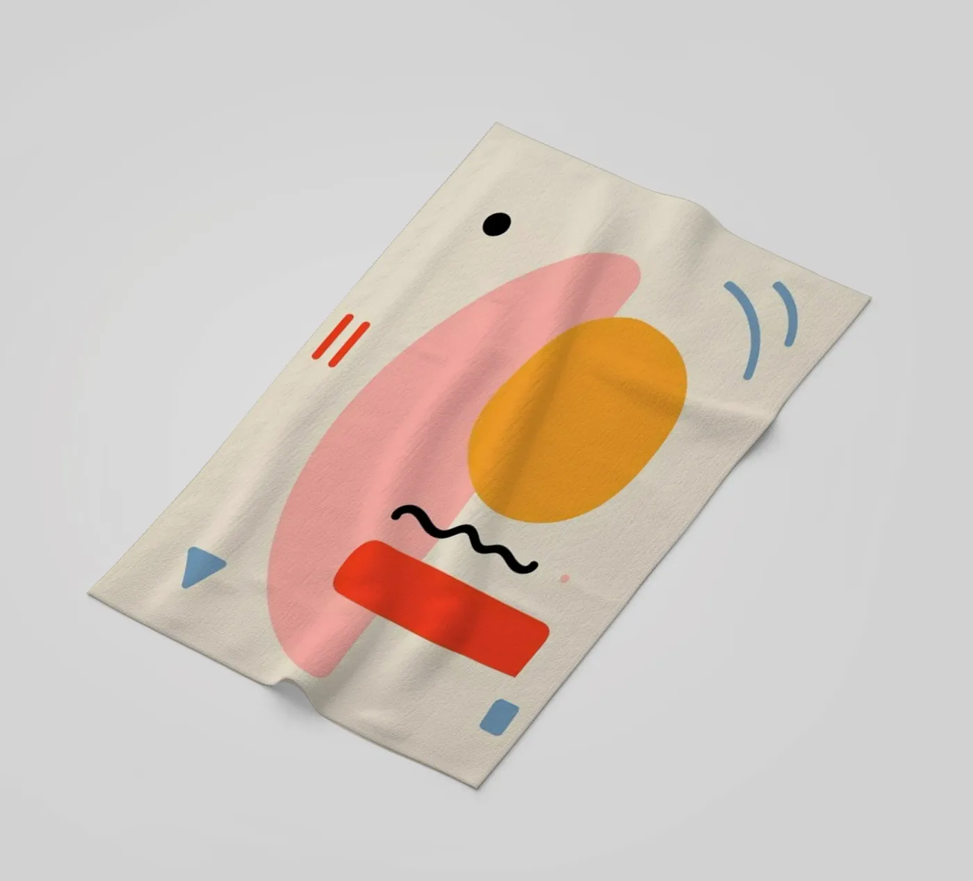 Surprised beach towel by Pure