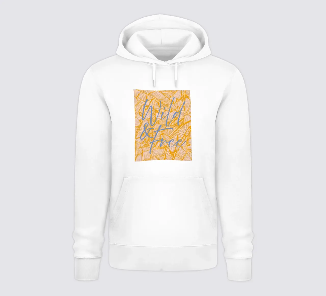 Wild & Free Vivid Version felpa con cappuccio da designdn