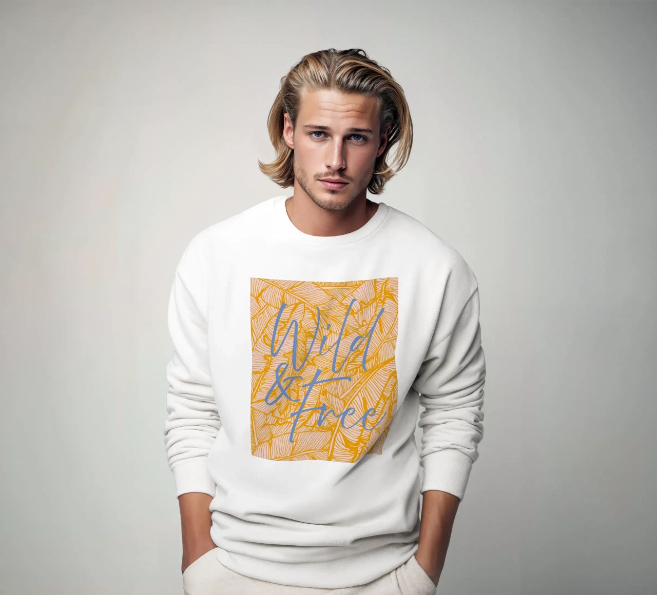 Wild & Free Vivid Version felpa da designdn