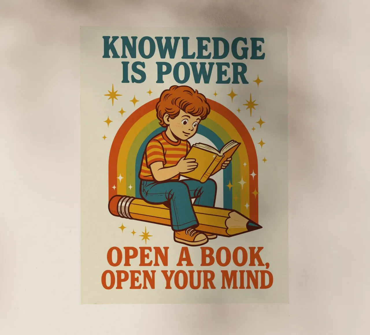 Knowledge is power pellicola backlit da ramosashop