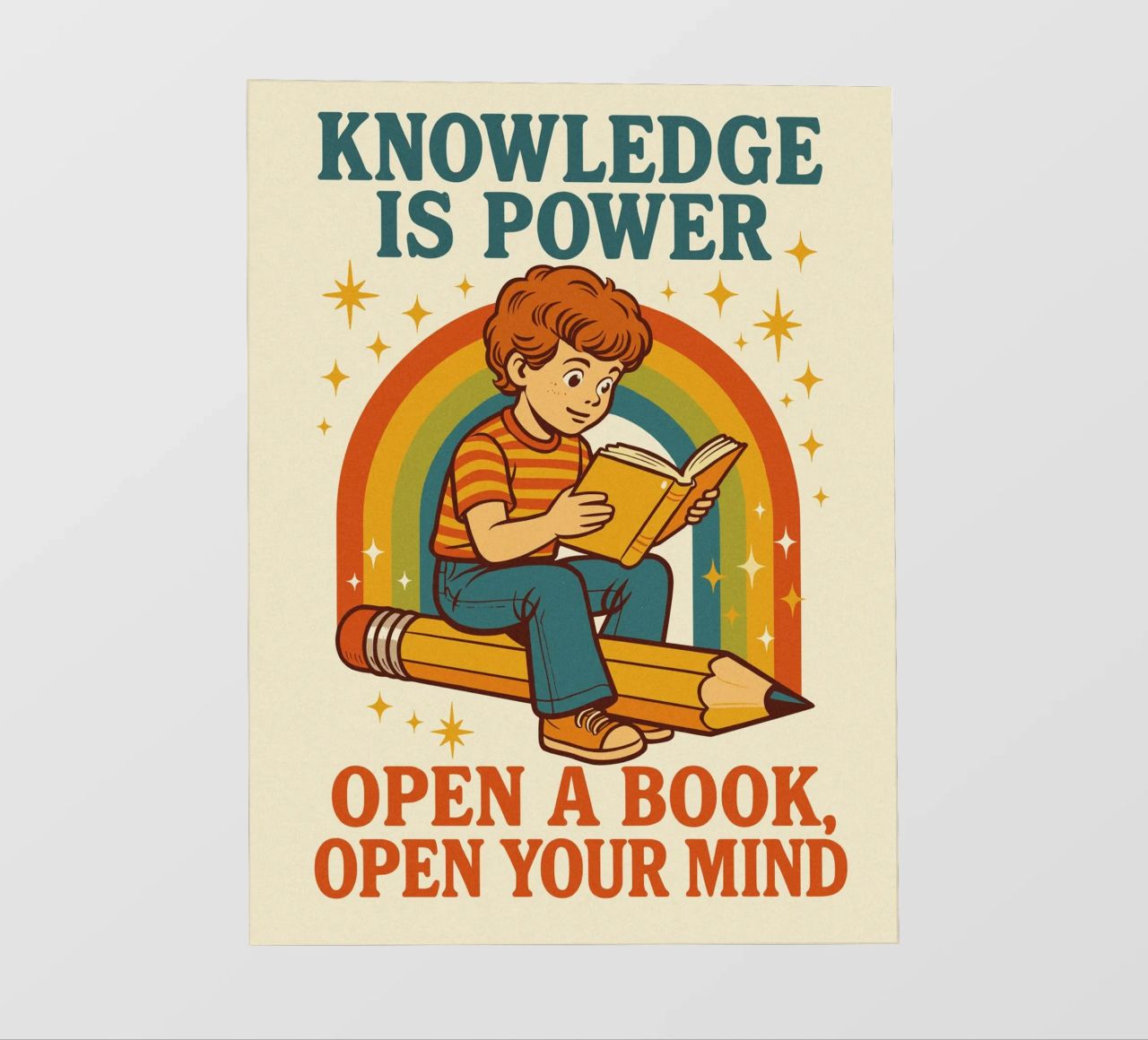 Knowledge is power pellicola backlit da ramosashop