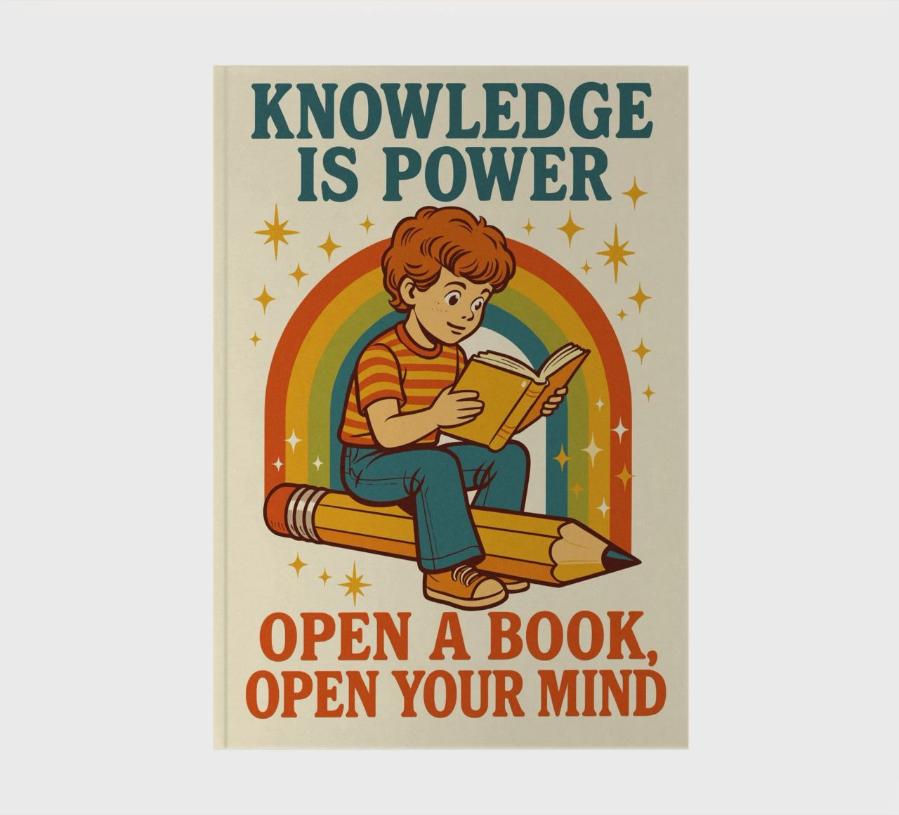 Knowledge is power notebook by ramosashop