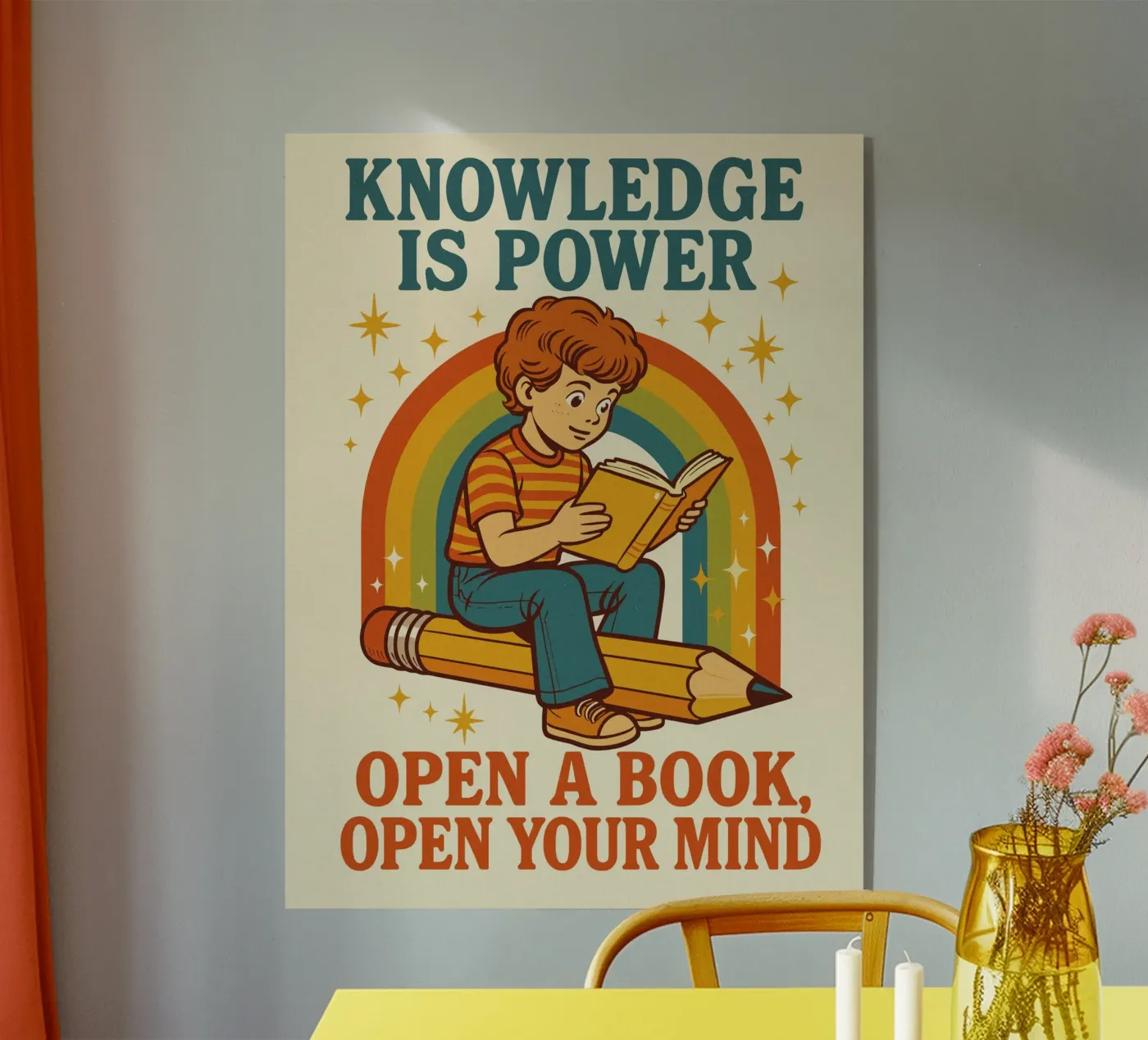 Knowledge is power Acryl-Glas von ramosashop