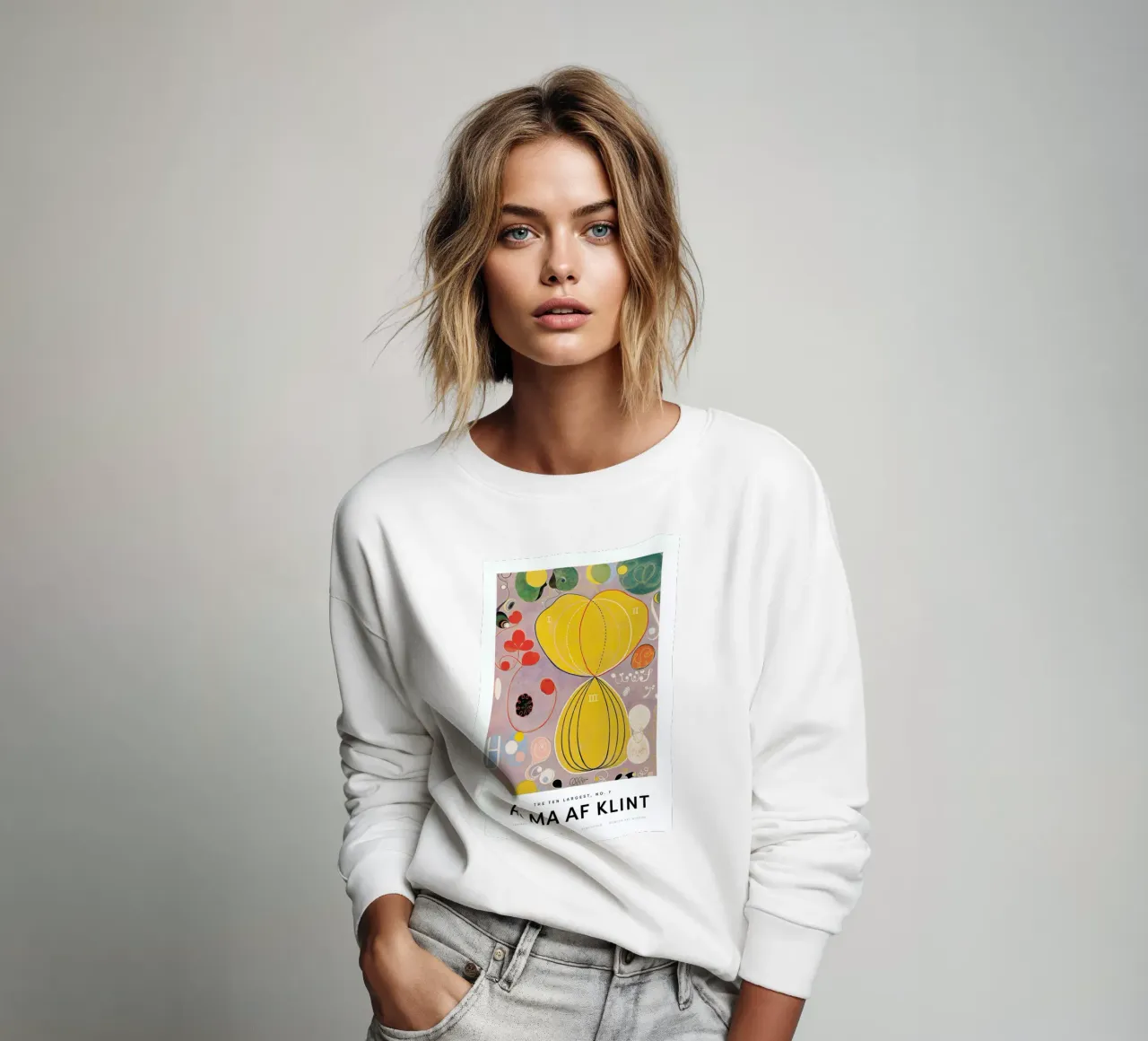 Hilma af Klint - The Ten Largest, No. 7 II felpa da Vintage by JUNIQE