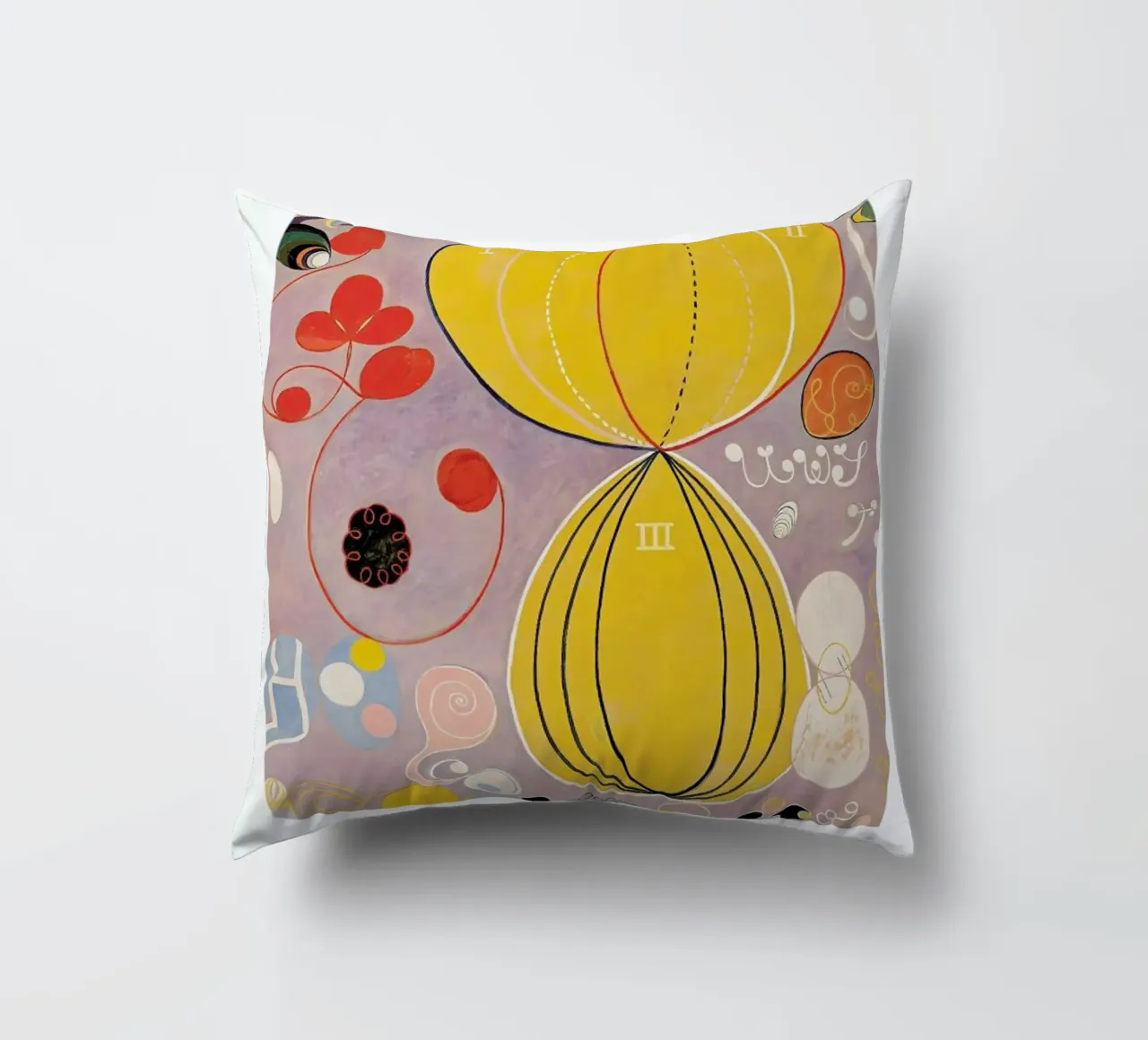 Hilma af Klint - The Ten Largest, No. 7 II decorative cushion by Vintage by JUNIQE