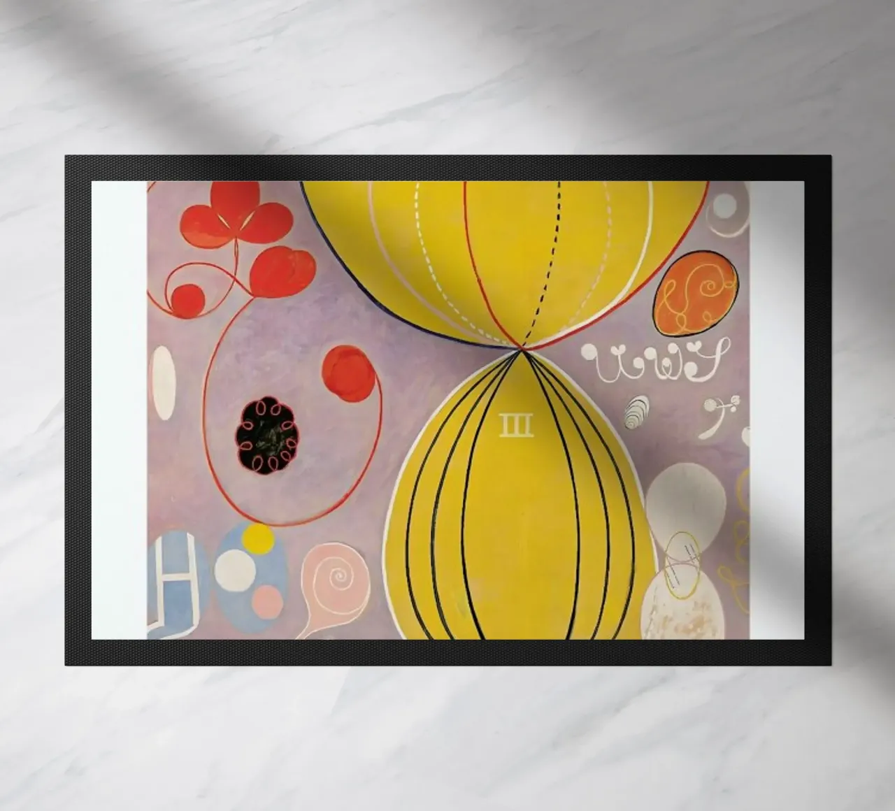 Hilma af Klint - The Ten Largest, No. 7 II doormat by Vintage by JUNIQE