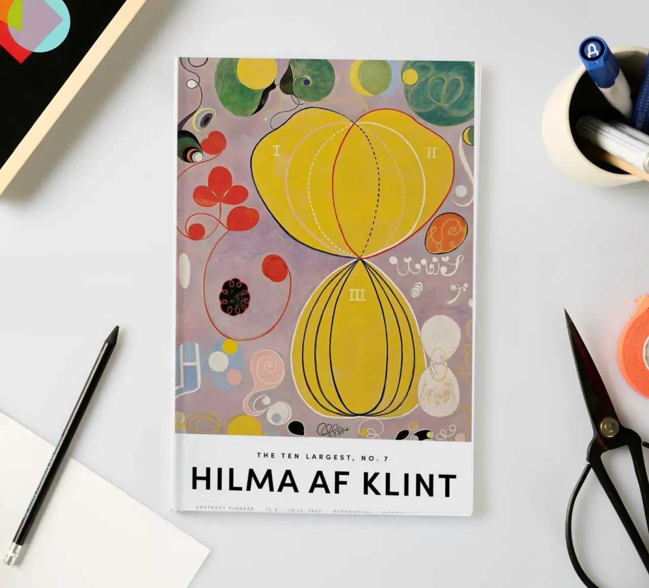 Hilma af Klint - The Ten Largest, No. 7 II notebook by Vintage by JUNIQE