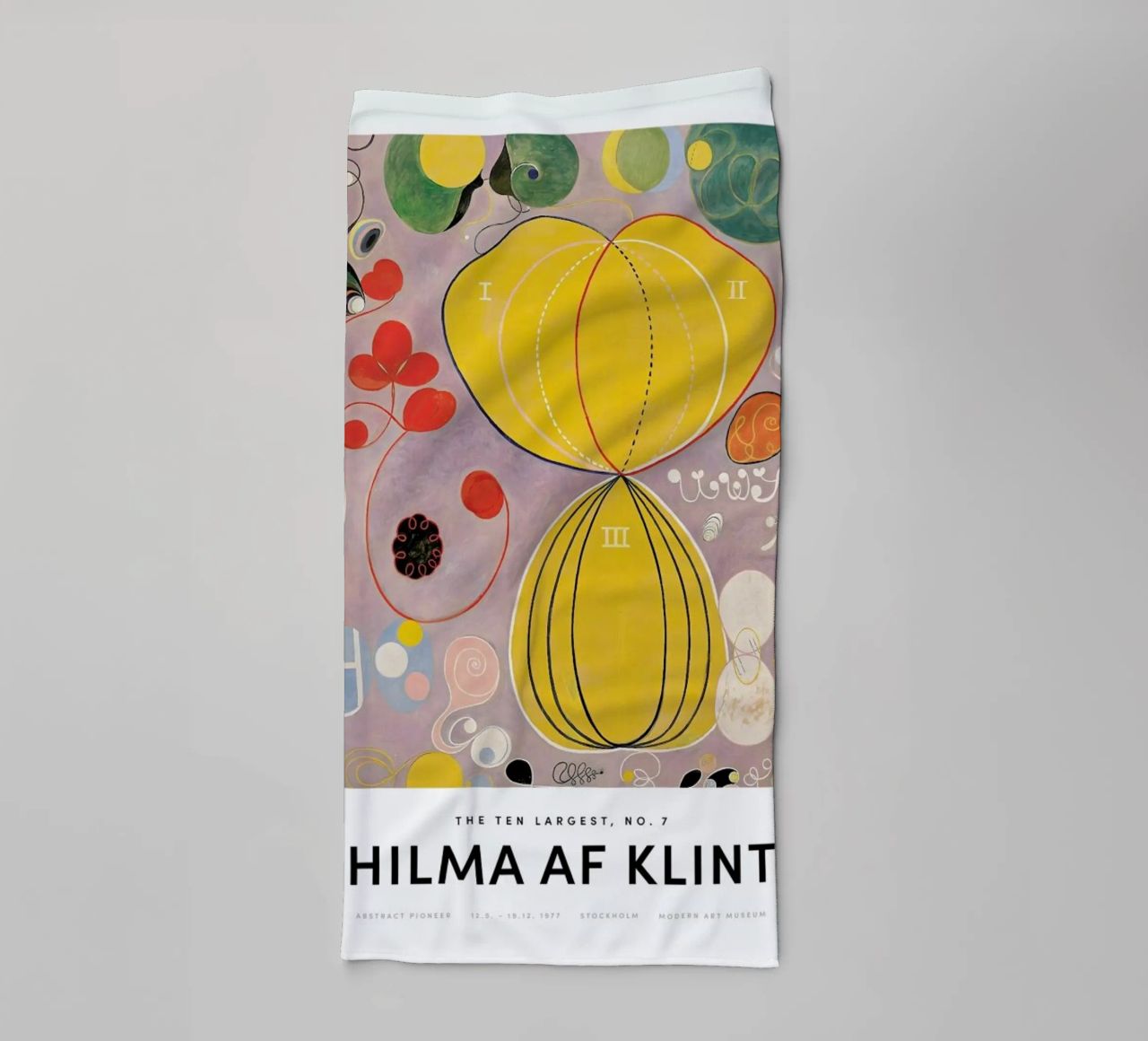 Hilma af Klint - The Ten Largest, No. 7 II asciugamano da bagno da Vintage by JUNIQE