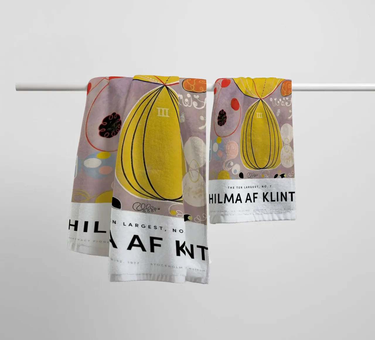 Hilma af Klint - The Ten Largest, No. 7 II toalla de baño de Vintage by JUNIQE