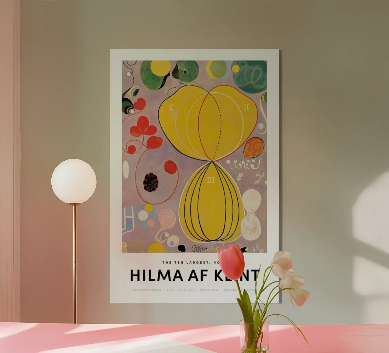 Hilma af Klint - The Ten Largest, No. 7 II metacrilato de Vintage by JUNIQE
