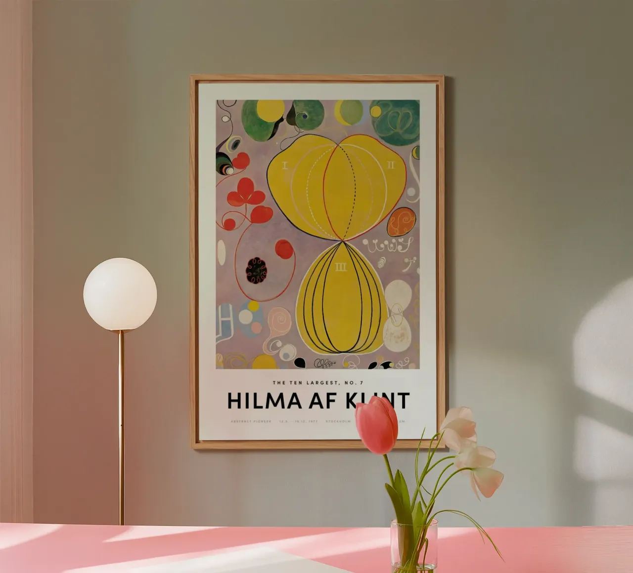 Hilma af Klint - The Ten Largest, No. 7 II pannello forex da Vintage by JUNIQE