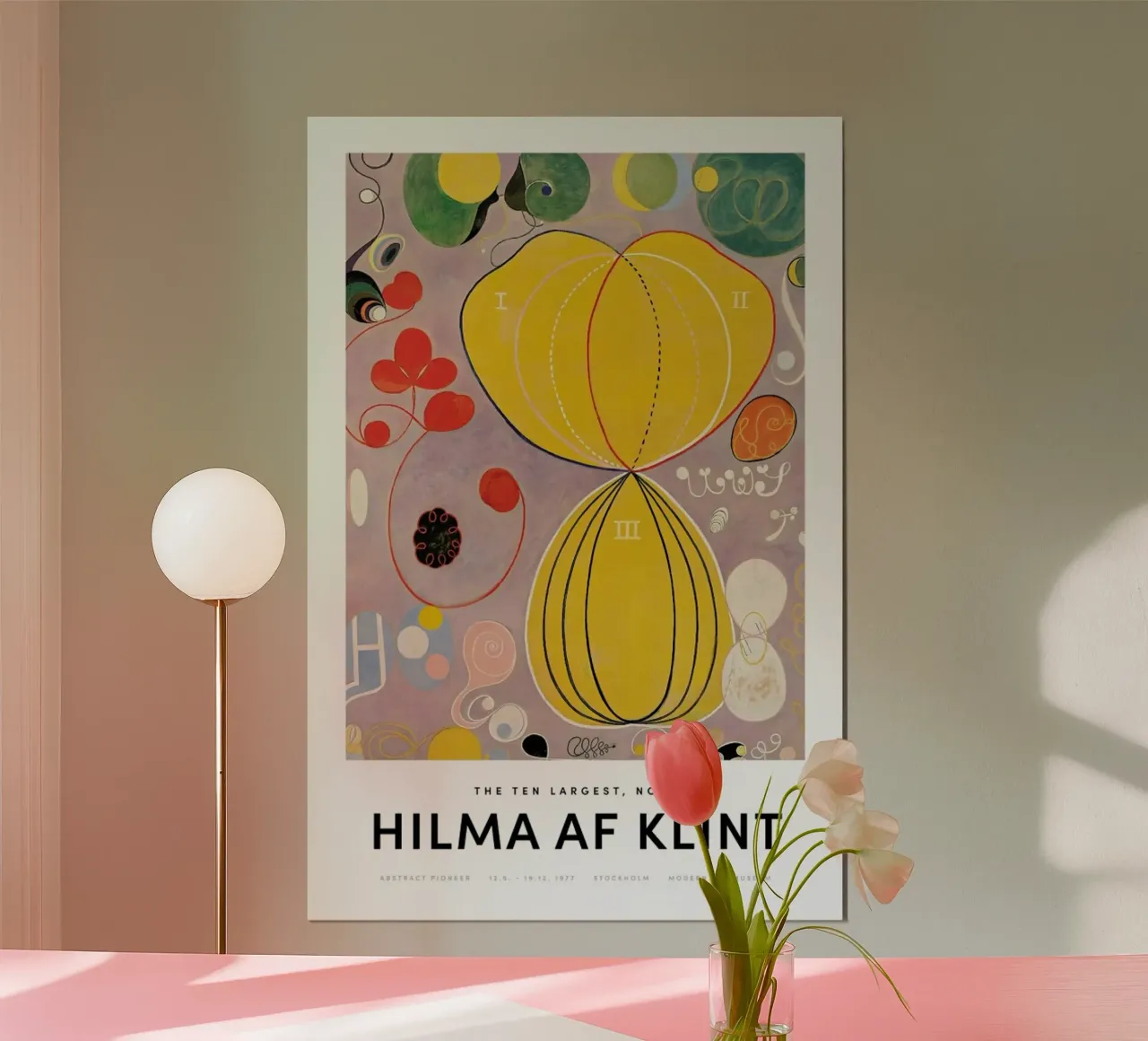 Hilma af Klint - The Ten Largest, No. 7 II poster da Vintage by JUNIQE