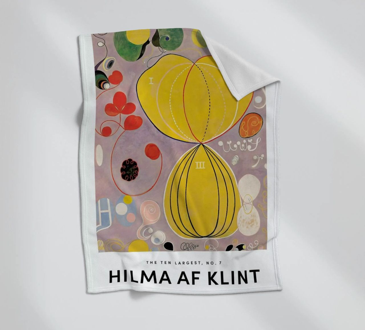 Hilma af Klint - The Ten Largest, No. 7 II coperta in pile da Vintage by JUNIQE