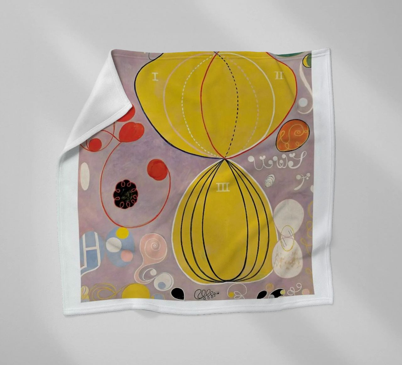 Hilma af Klint - The Ten Largest, No. 7 II coperta in pile da Vintage by JUNIQE