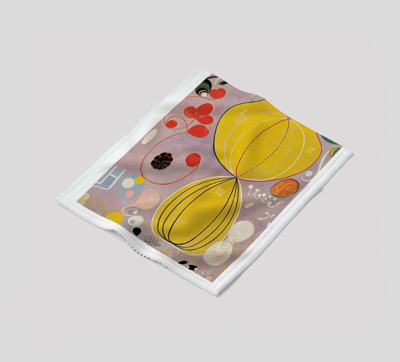 Hilma af Klint - The Ten Largest, No. 7 II coperta in pile da Vintage by JUNIQE