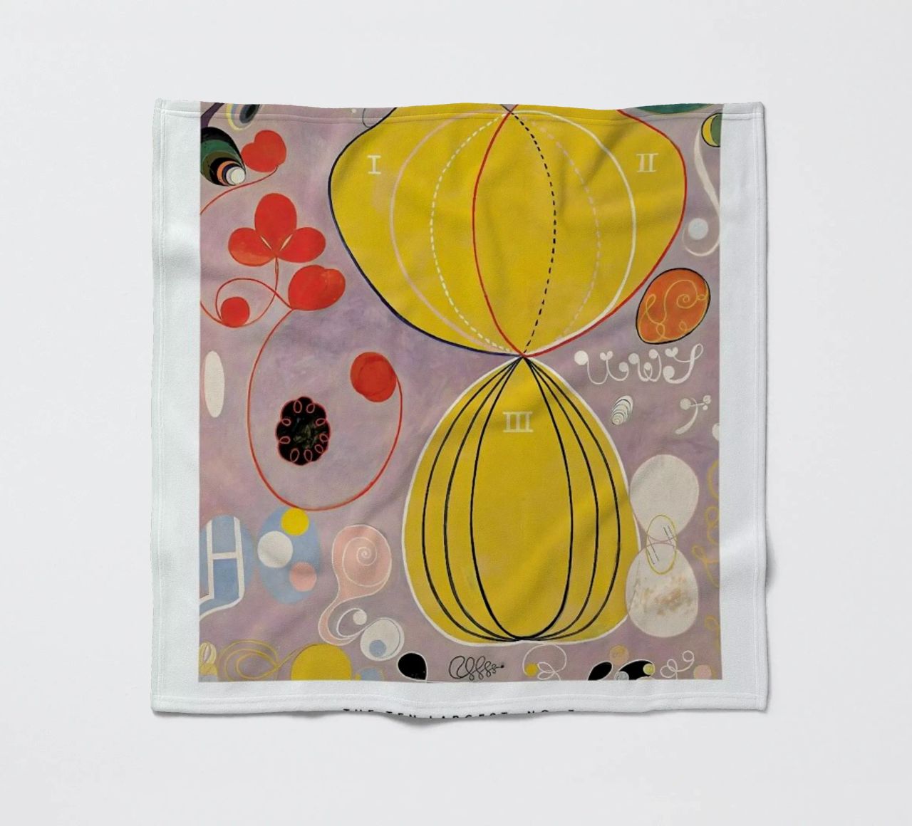 Hilma af Klint - The Ten Largest, No. 7 II coperta in pile da Vintage by JUNIQE