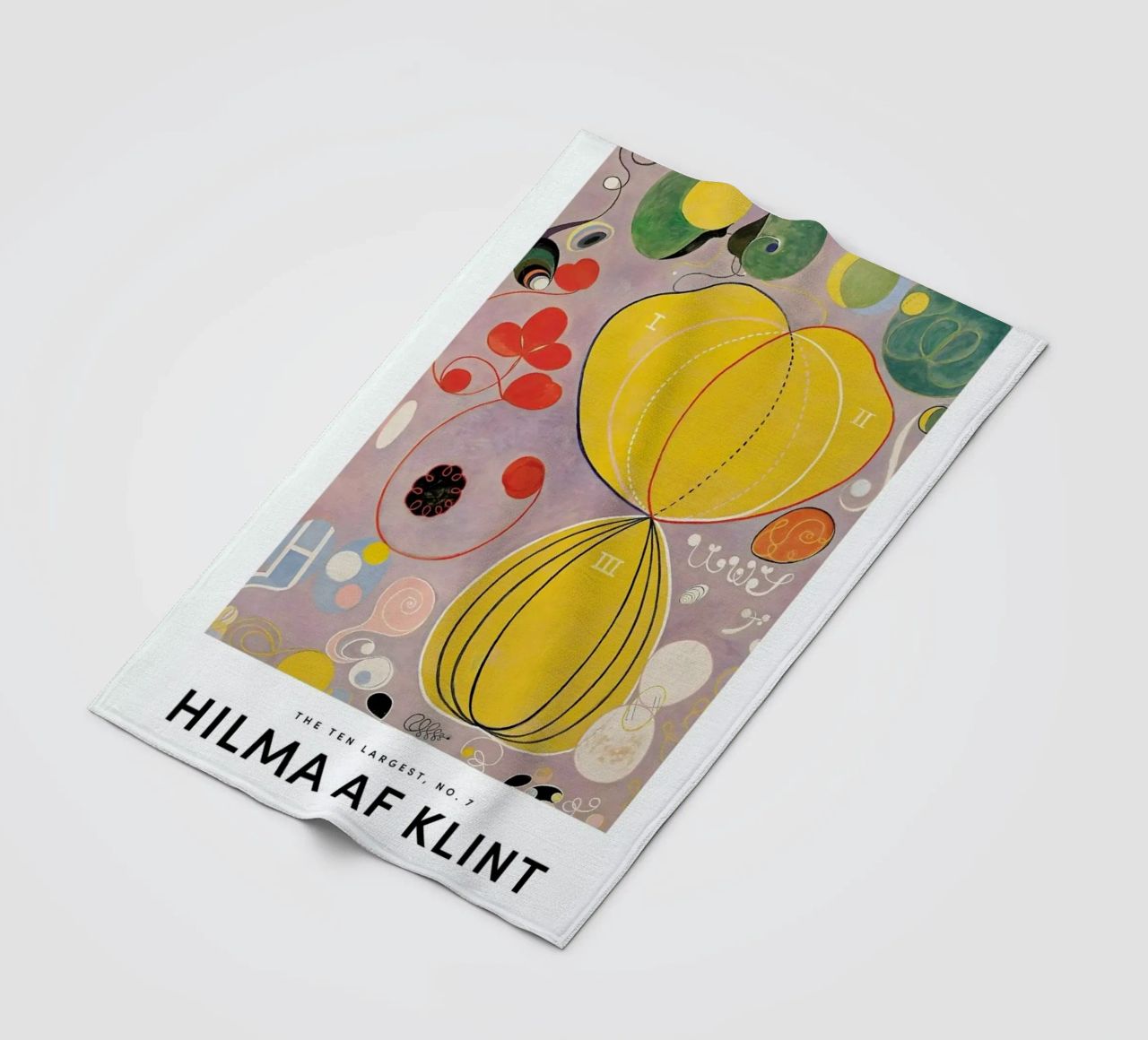Hilma af Klint - The Ten Largest, No. 7 II coperta in pile da Vintage by JUNIQE