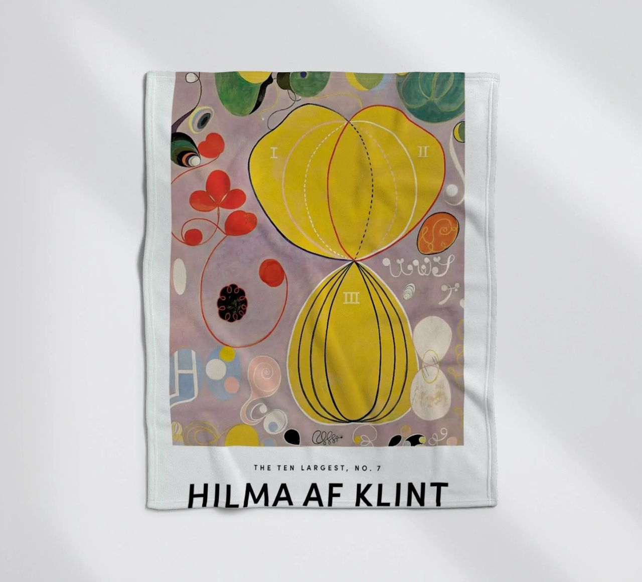 Hilma af Klint - The Ten Largest, No. 7 II coperta in pile da Vintage by JUNIQE