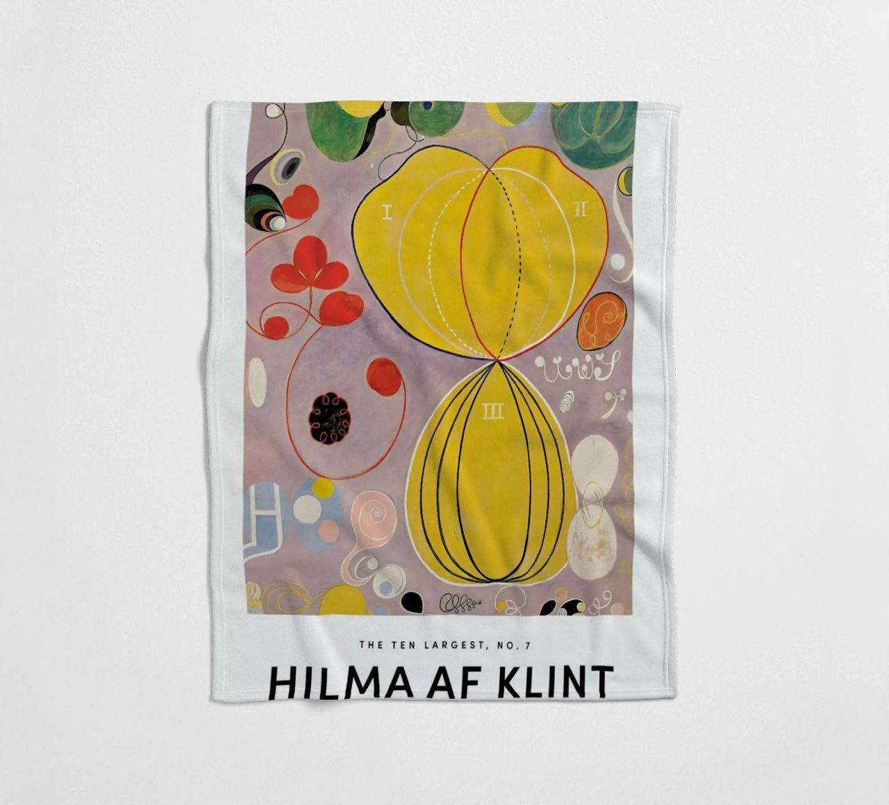 Hilma af Klint - The Ten Largest, No. 7 II coperta in pile da Vintage by JUNIQE
