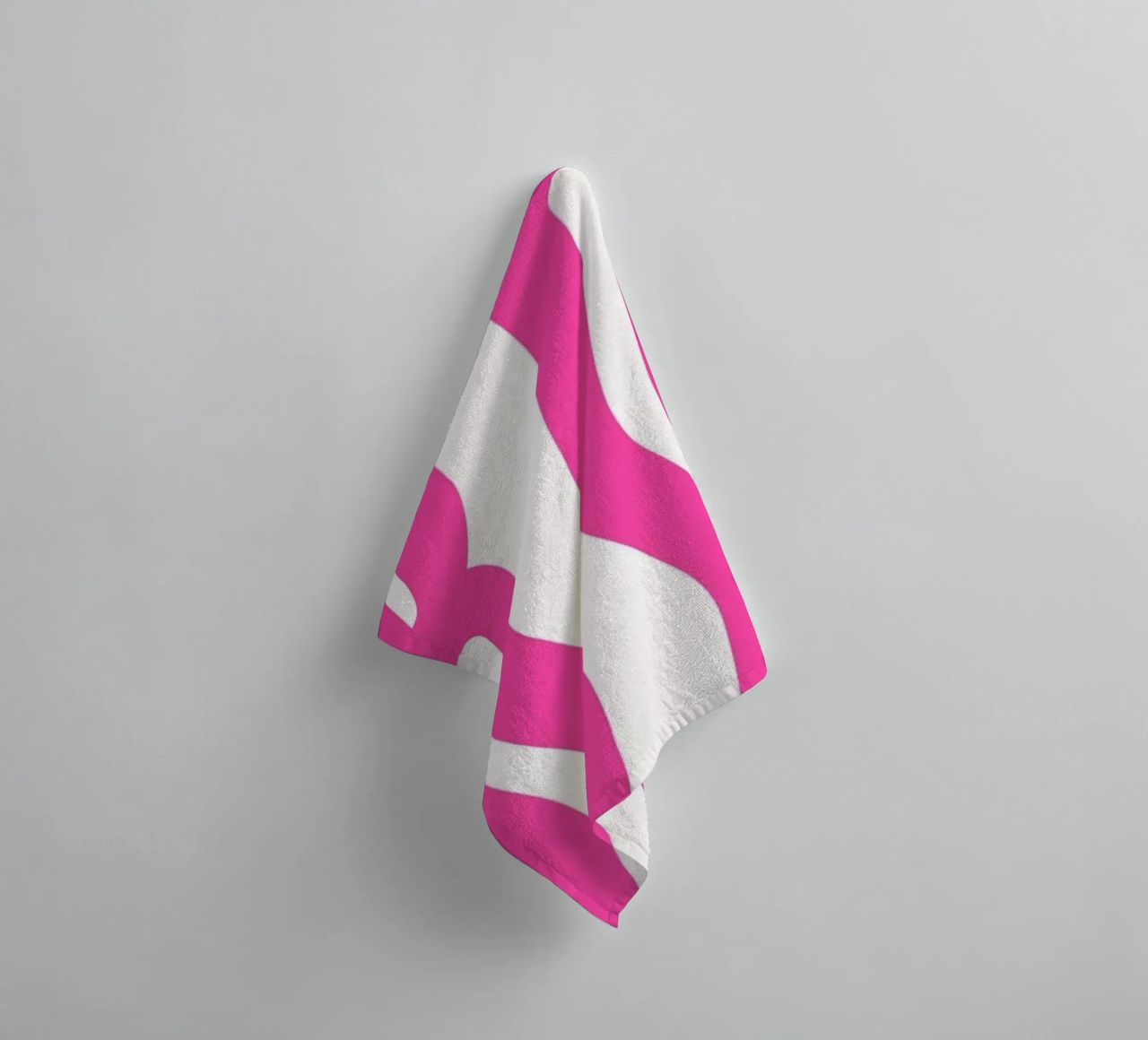 Typographic Art | Wavy OKAY Text Print towel by NorwesClub