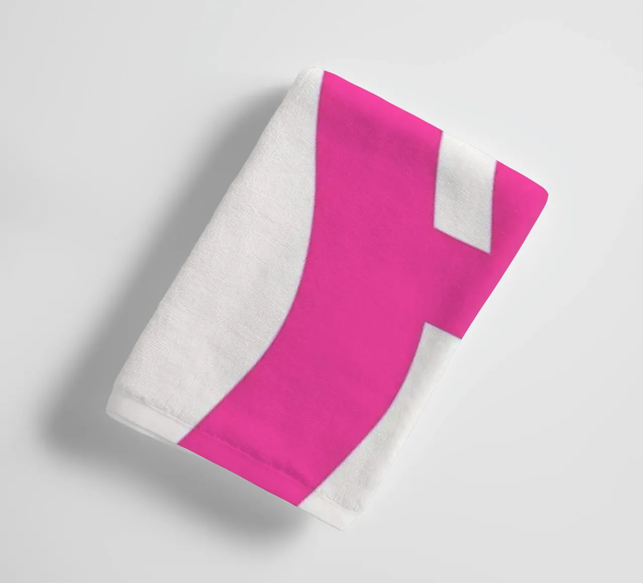 Typografische Kunst | Gewellter OKAY Text Druck Handtuch von NorwesClub