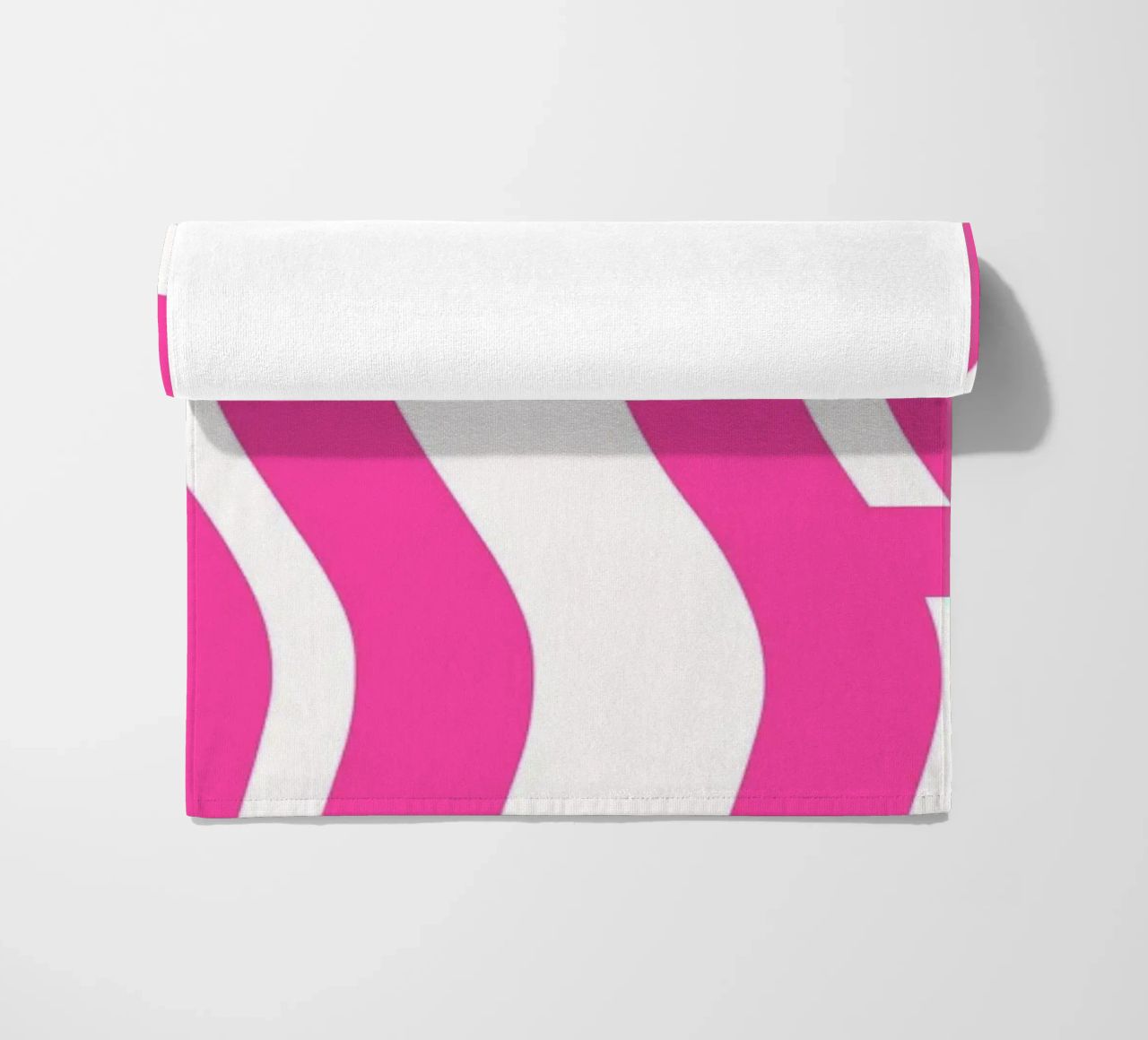 Typographic Art | Wavy OKAY Text Print beach towel by NorwesClub