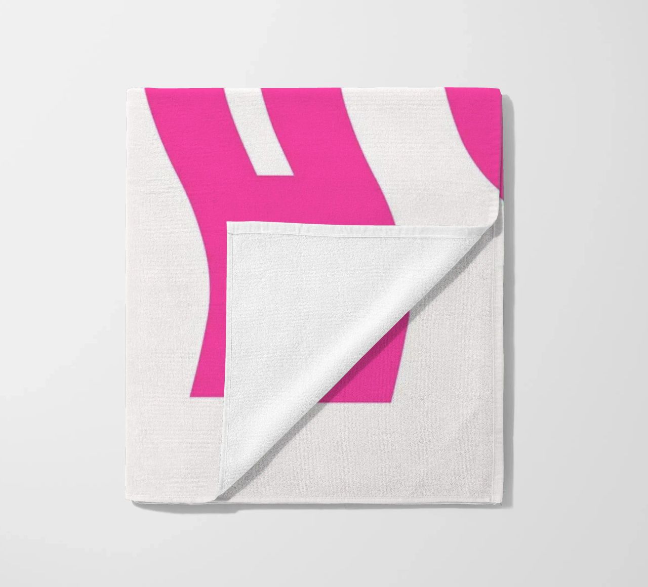 Typographic Art | Wavy OKAY Text Print beach towel by NorwesClub