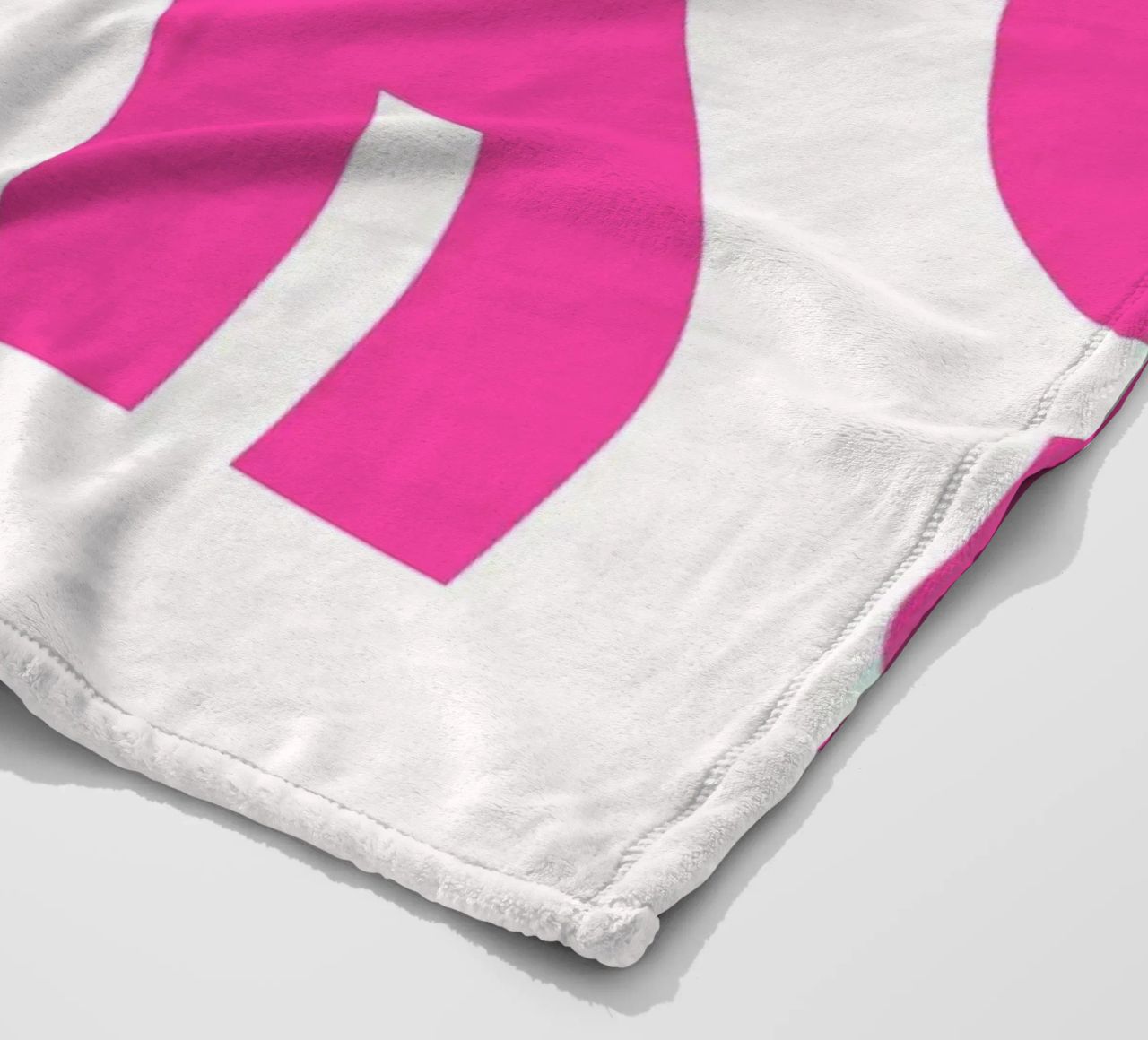 Typographic Art | Wavy OKAY Text Print fleece blanket by NorwesClub