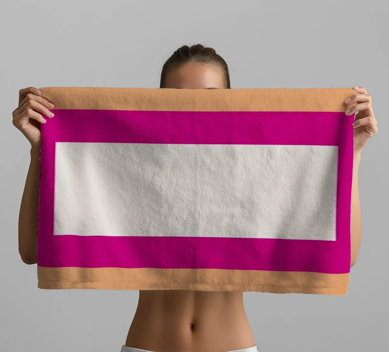 Abstrakte Grafik | Layered Textured Print Handtuch von NorwesClub