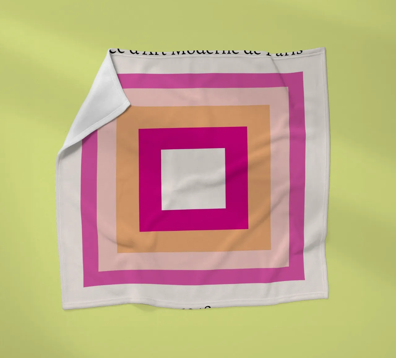 Abstrakte Grafik | Layered Textured Print Fleecedecke von NorwesClub