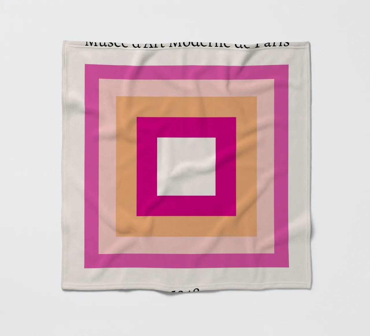 Abstrakte Grafik | Layered Textured Print Fleecedecke von NorwesClub